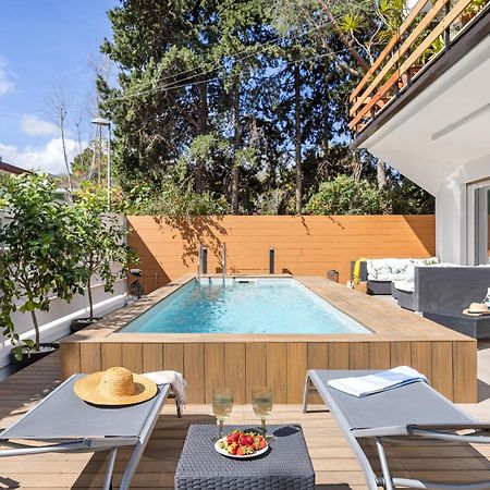 Appartamento In Villa Con Piscina Privata Palermo Luaran gambar
